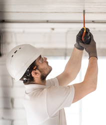 electrician performing electrical fault finding and repairs in Victoria